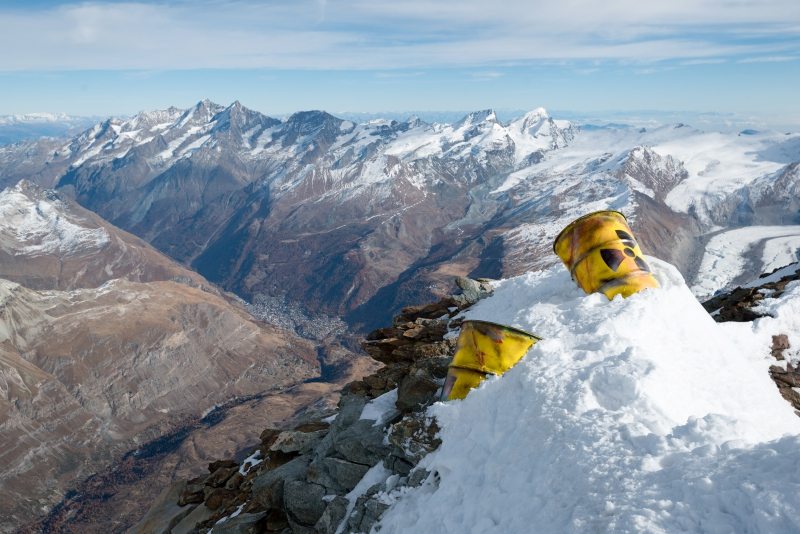Climbers on Matterhorn Mountain to Support Nuclear Exit in SwitzerlandMatterhornbezwingung für den Atomaustieg