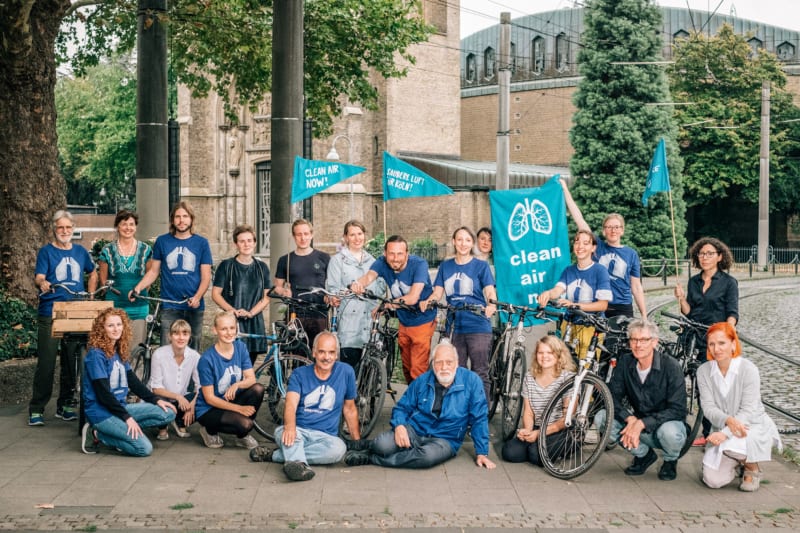 Gruppenportrait Greenpeace-Team Köln
