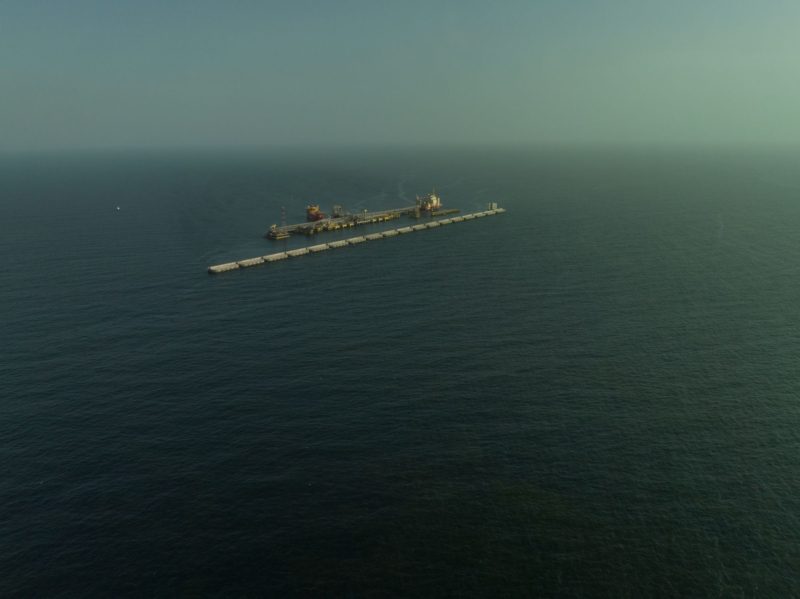 Anlage zur Gasförderung vor der Küste Senegals von der auch Deutschland plant zukünftig Gas zu beziehen