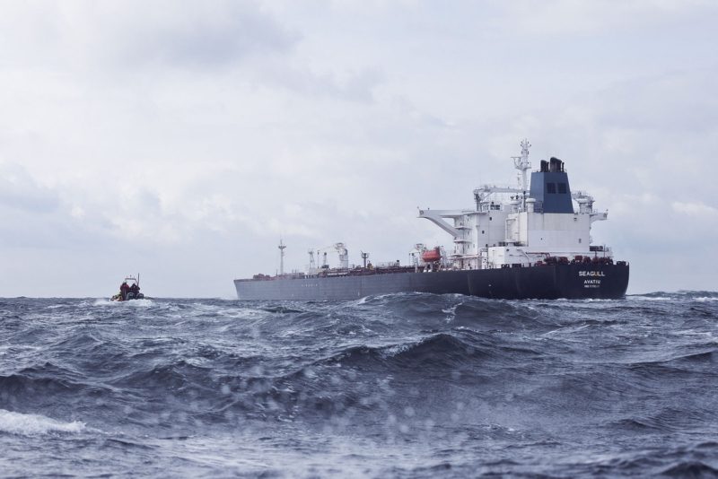 Russische Schrotttanker wie dieser sind eine Gefahr für Meer und Küste