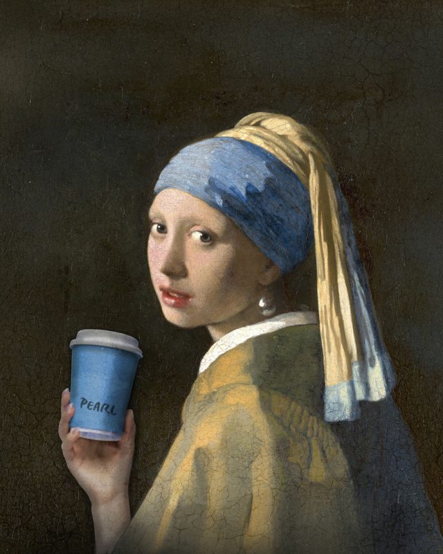 So könnte es aussehen, würde Johannes Vermeer sein Gemälde „Mädchen mit dem Perlenohrring“ heute malen
