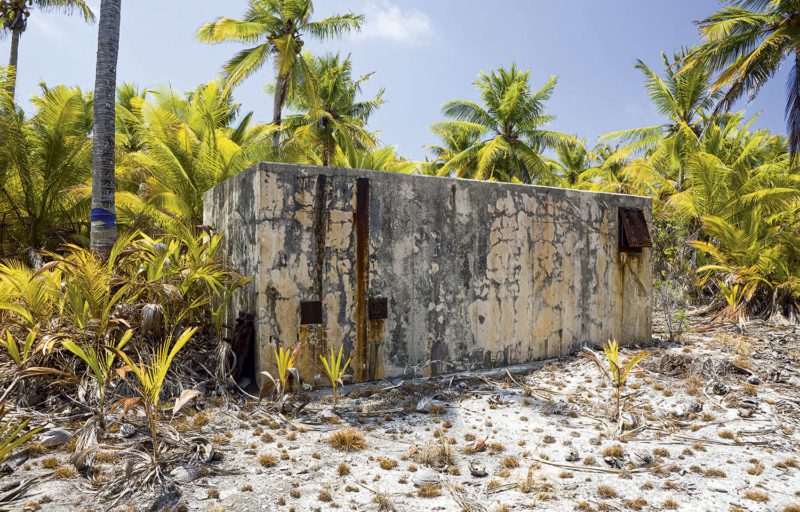 Überall auf den Inseln finden sich Hinterlassenschaften wie dieser Beobachtungsbunker