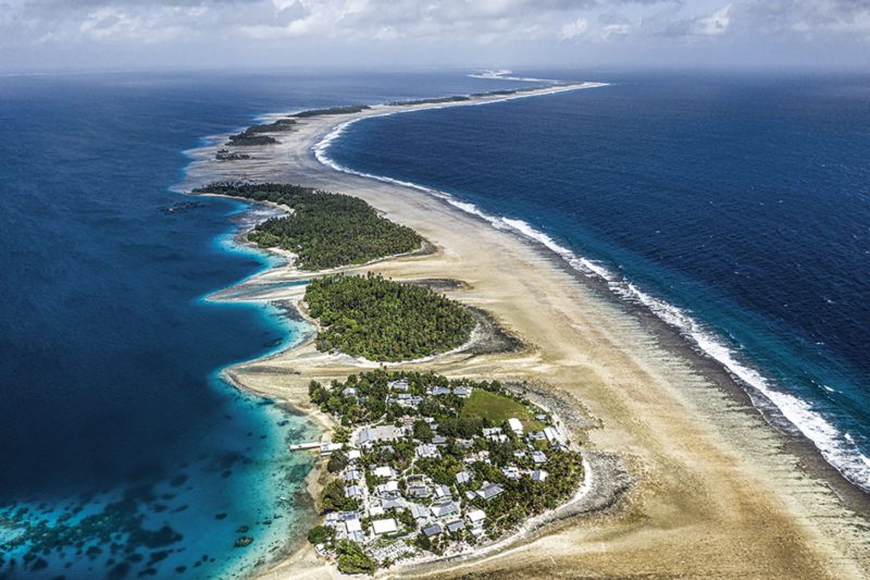 Die Klimakrise bedroht kaum ein Land so, wie die Marshallinseln. Sie ragen im Schnitt nur zwei Meter über den Meeresspiegel