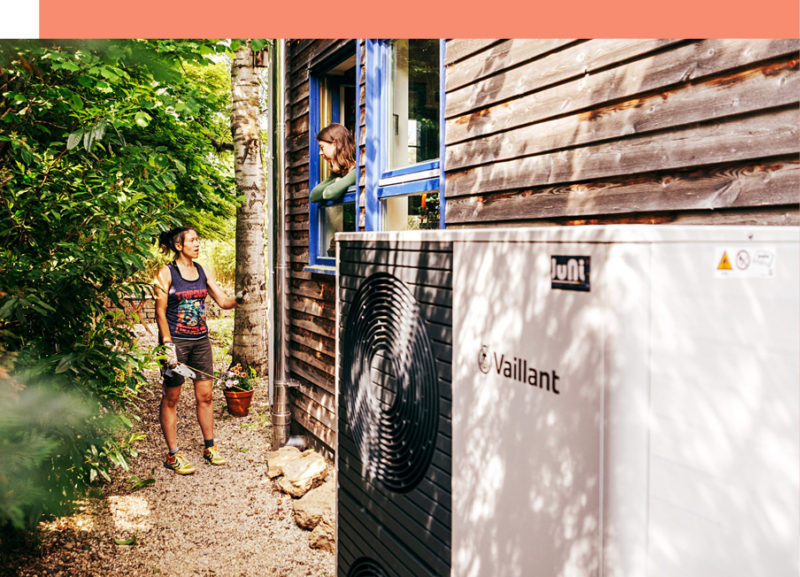 Unauffällig, sauber, günstig: die Wärmepumpe.